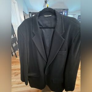 Perry Ellis Black Men's Blazer - Single-Breasted Sport Coat